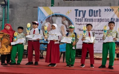 MIN 9 Jakarta Selatan Borong Juara pada Try Out TKA di SMP Islam Al Hikmah