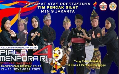MIN 9 Jakarta Raih Deretan Prestasi pada Kejuaraan Pencak Silat Piala Menpora RI 2025